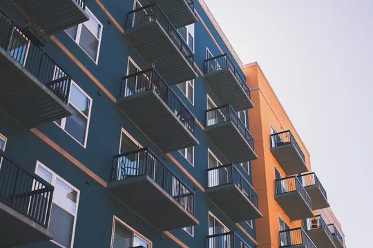 Edificio de departamentos en el Bronx